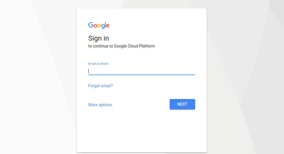 Image showing the sign in window of Gmail.