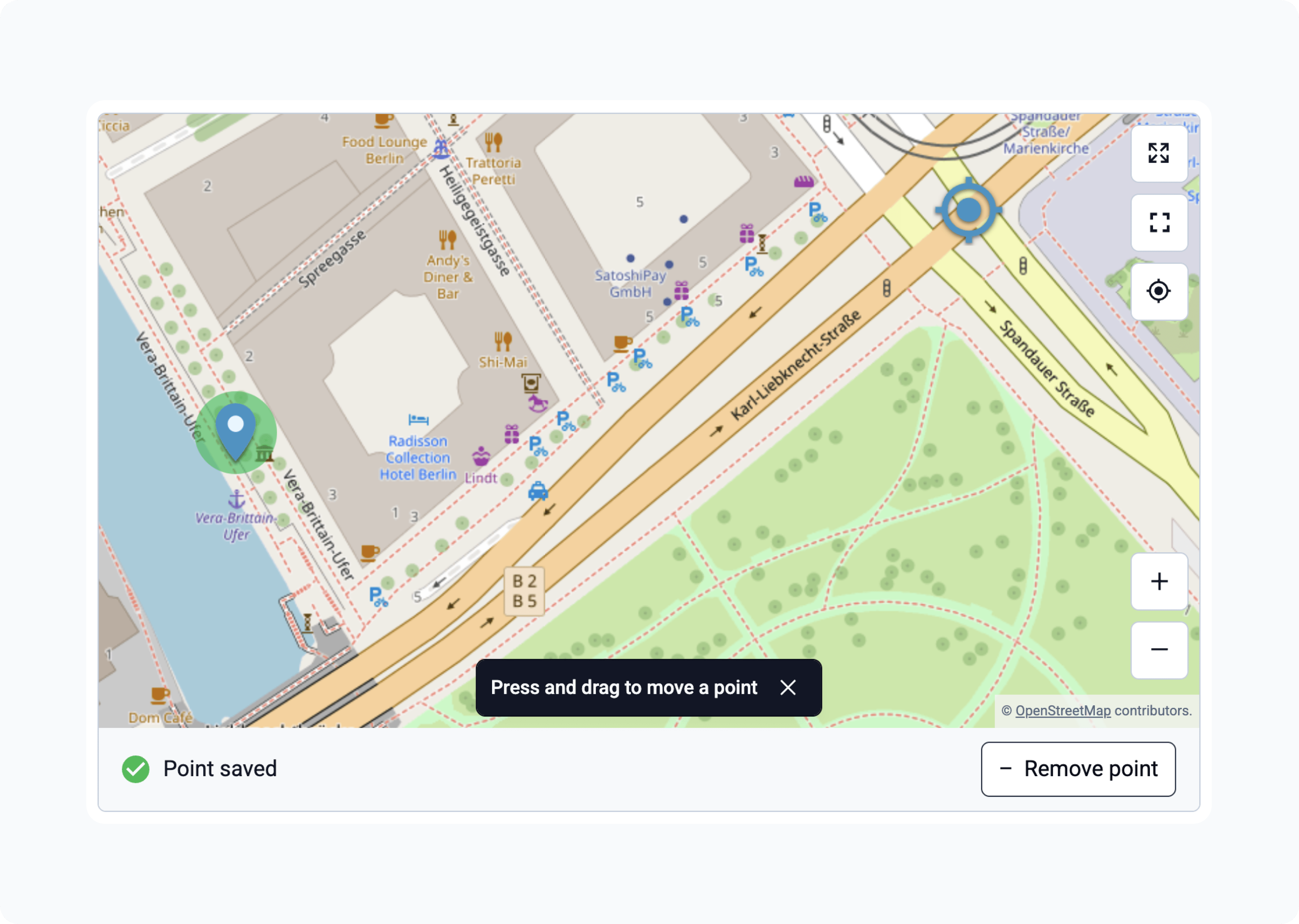Web forms geopoint with placement-map appearance