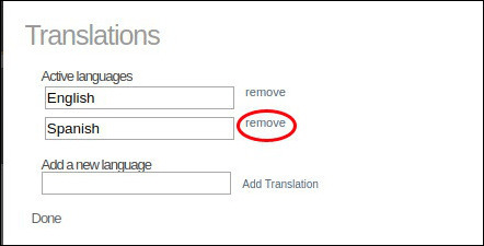 Image showing remove translation option.