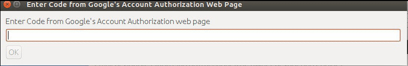 Image showing pop-up dialog to enter a token.